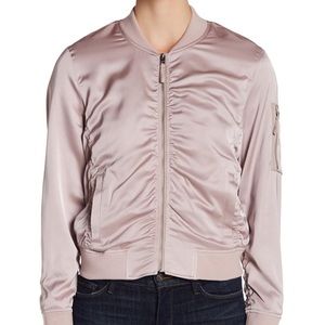 Pink lucky brand bomber jacket